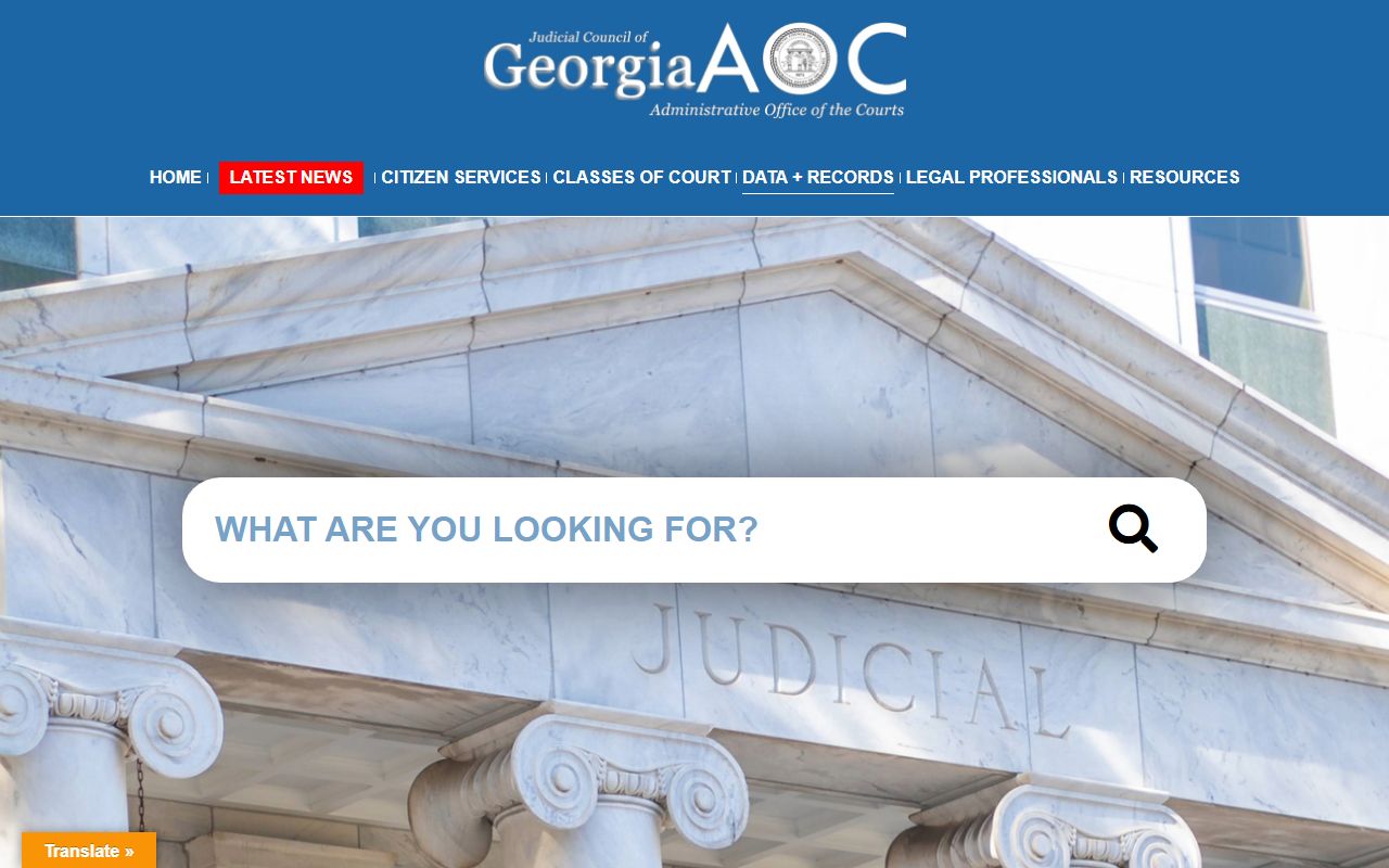 Georgia data and records access for Putnam County court records