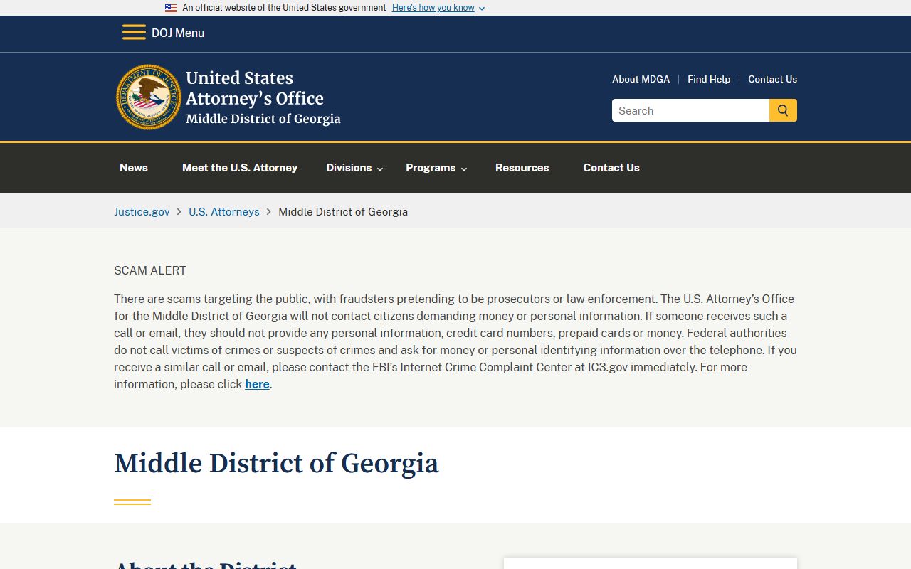 Putnam County criminal court records and federal prosecutor distinction