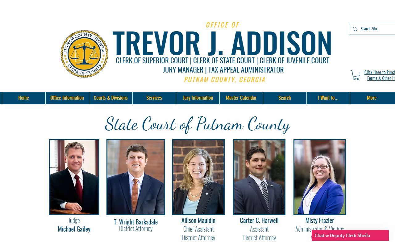 Putnam County Superior Court records State Court comparison page