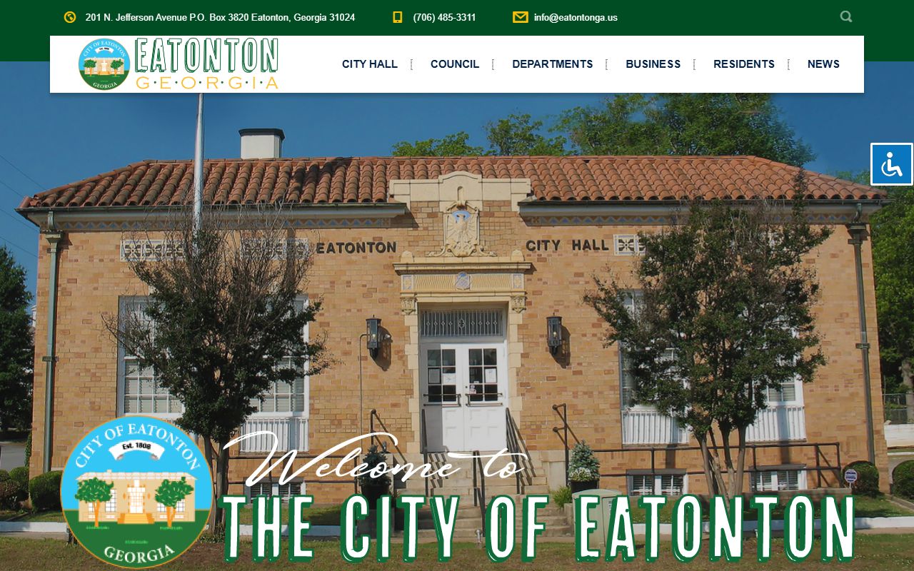Putnam County court records City of Eatonton homepage